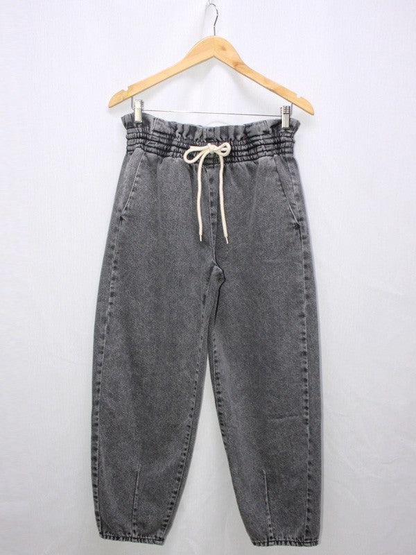 Women’s Grey Balloon Jeans