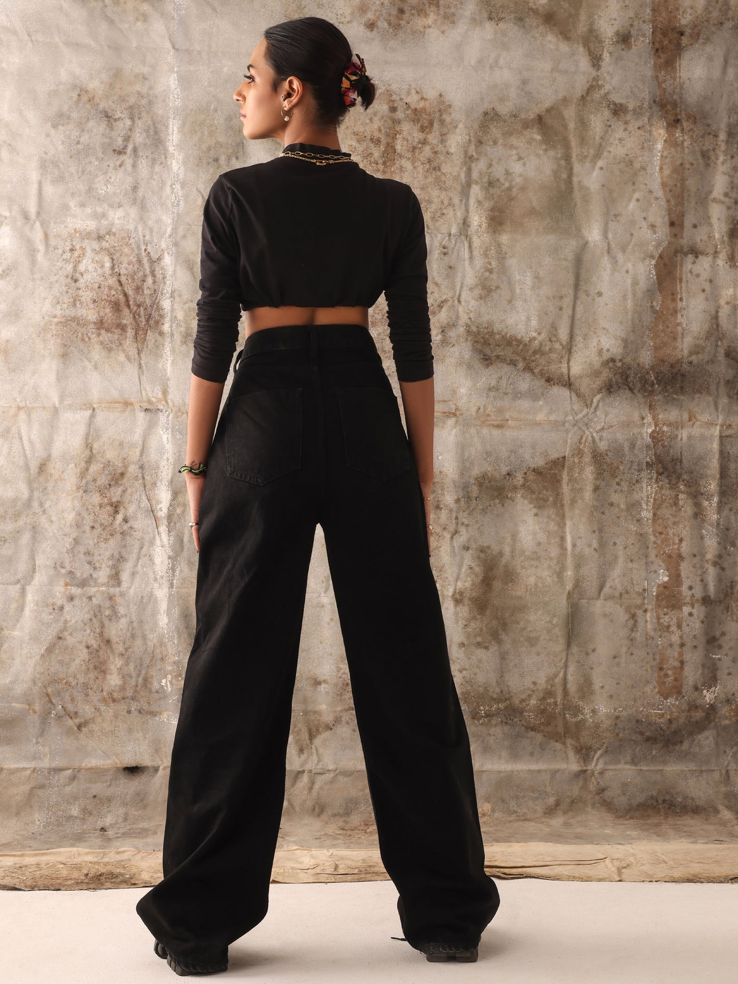 Black Wide Leg Jeans