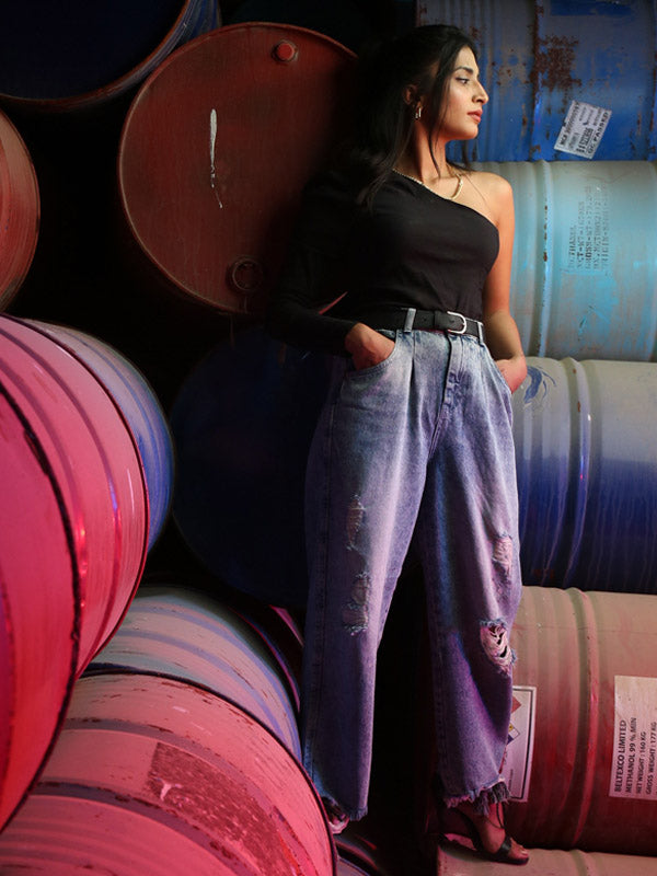 Balloon Ripped Jeans