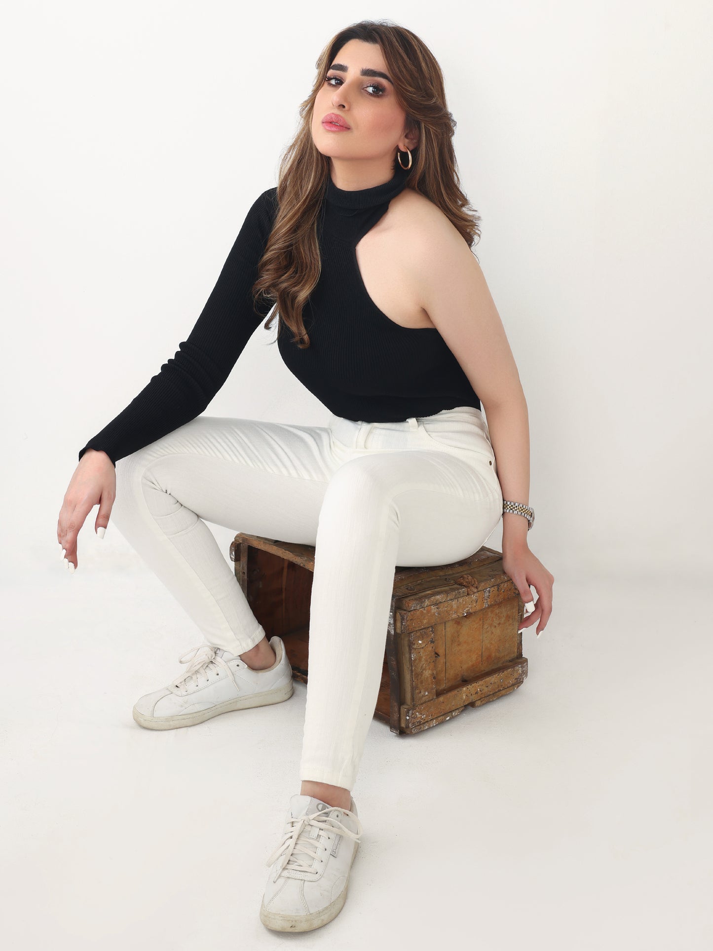 Joni White Skinny Jeans