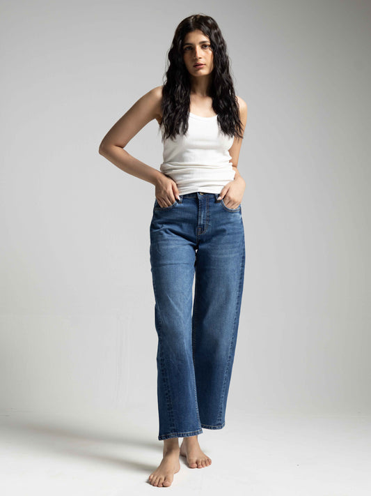 Brianna High-rise Barrel Jeans