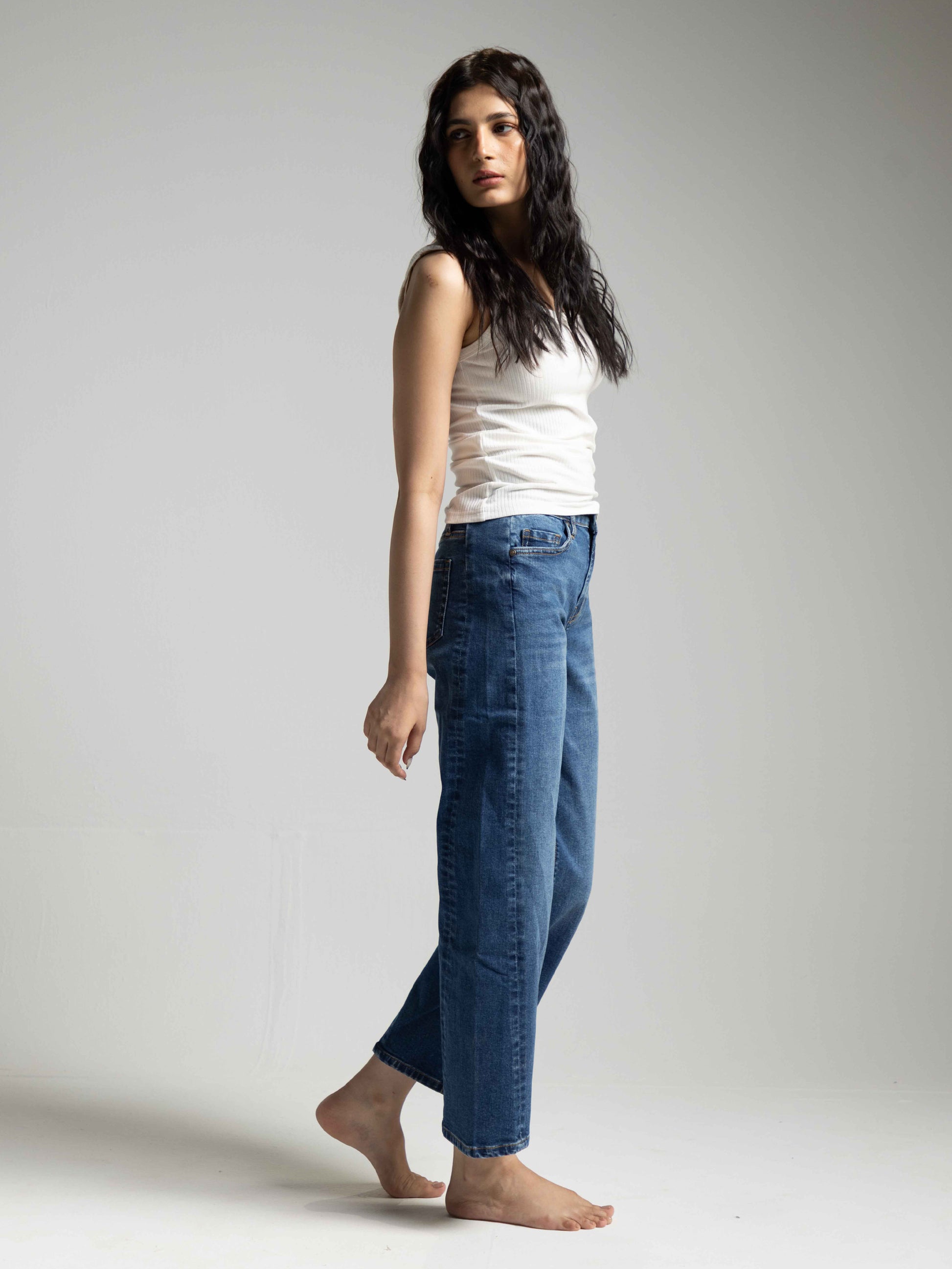 Brianna High-rise Barrel Jeans
