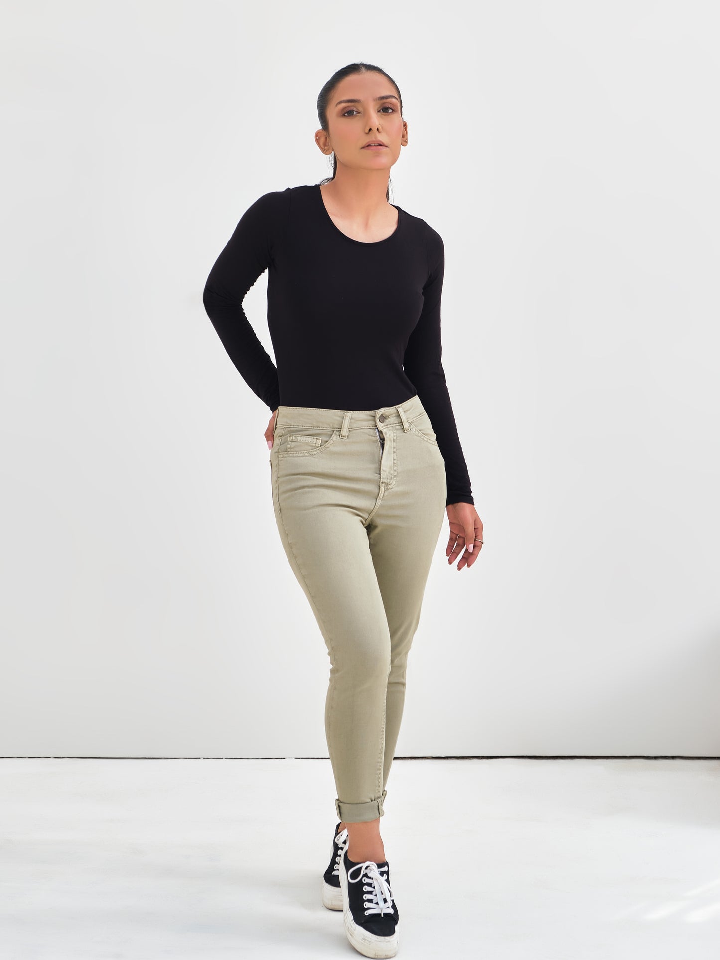 Lime Skinny Jeans