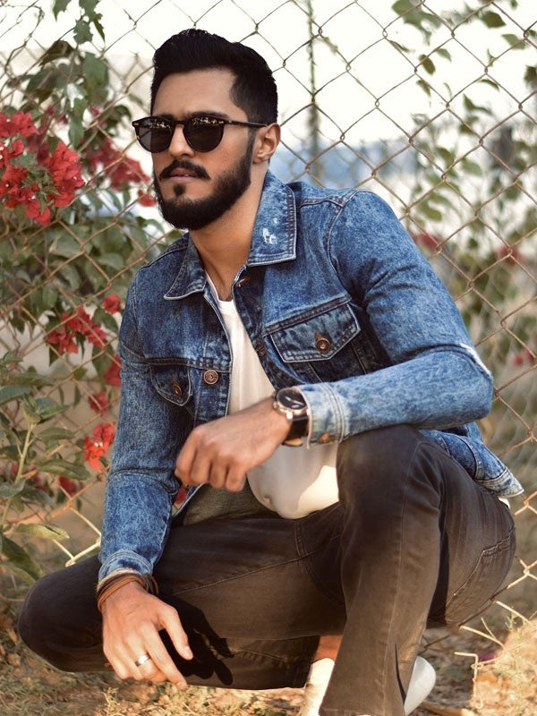Muscle Fit Denim Jacket